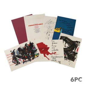 Poemas Para Mirar Lithograph Portfolio 1976 Suite