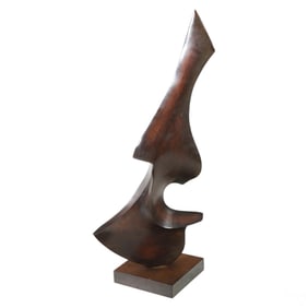 Leonardo Nierman 1932-2023 Bronze Flame Sculpture