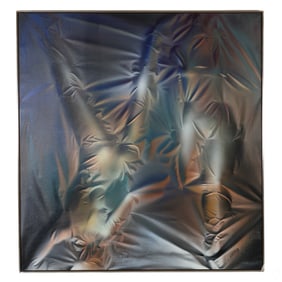 Peter H. Mackie b.1950 "Neuf" Abstract Painting