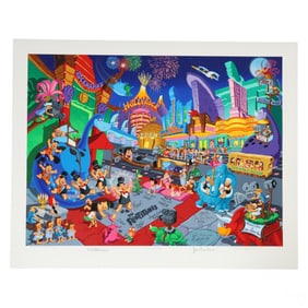 Melanie Taylor Kent Flintstones Deluxe Serigraph