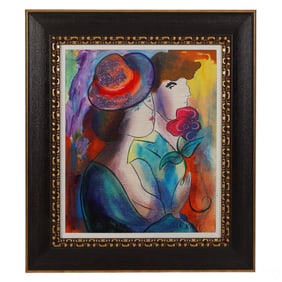 Linda Le Kinff (b.1949) Expressionist Painting