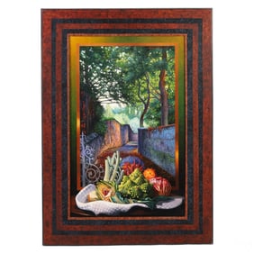 Ian Hornak 1944-2002 Still Life Landscape Painting