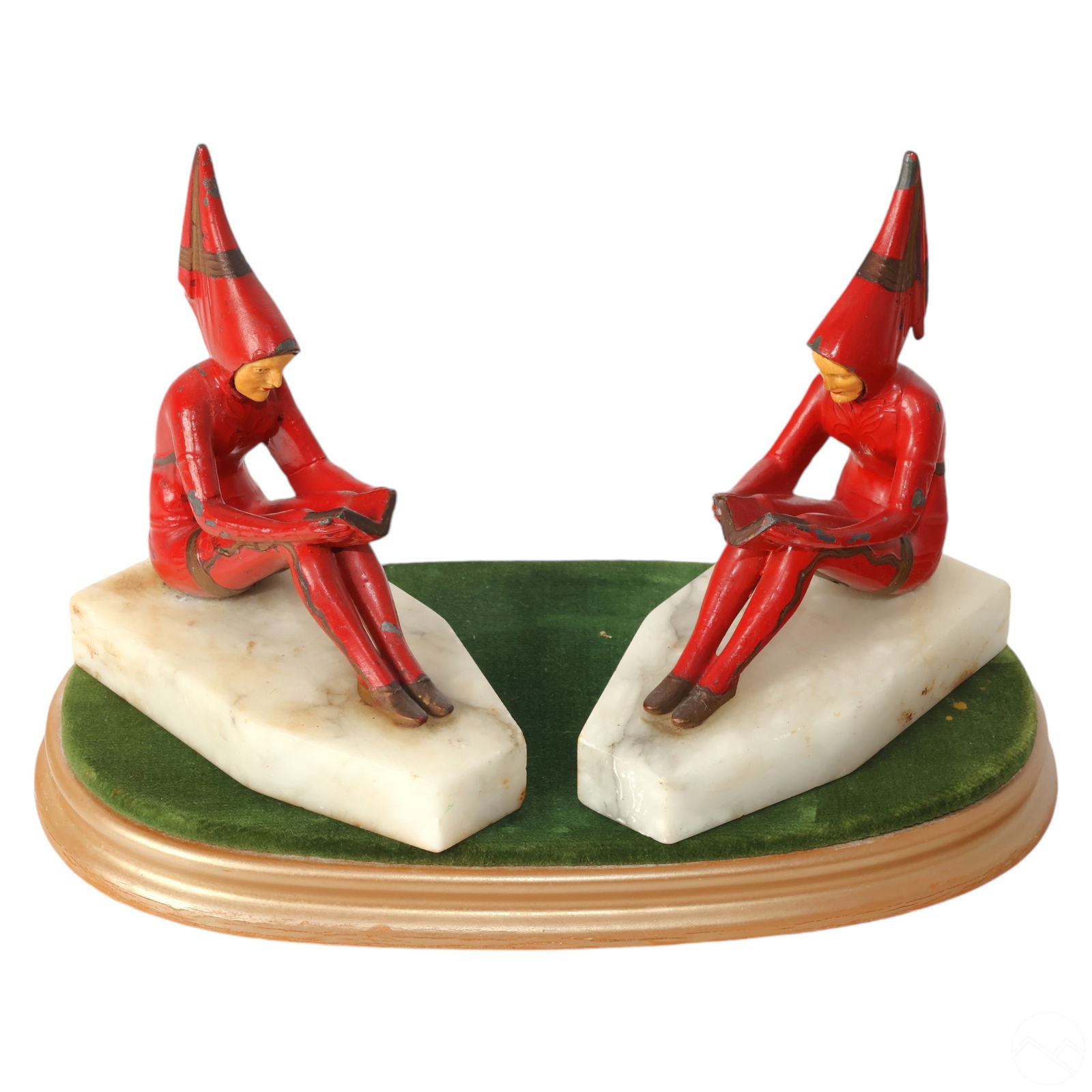 J.B.Hirsch Art Deco Pair of Contempler Bookends (1 of 6)