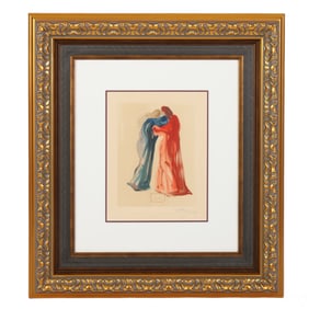 Salvador Dali Divine Comedy Purgatory 29 Woodcut