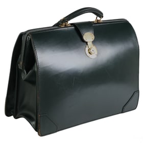 Handmade W.S. Foster & Son Frame Top Briefcase