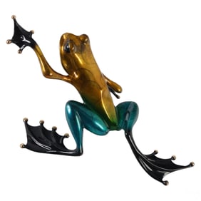 Tim FROGMAN Cotterill LE Bronze ACE Frog Sculpture