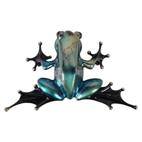 Tim FROGMAN Cotterill Bronze AURORA Frog Sculpture