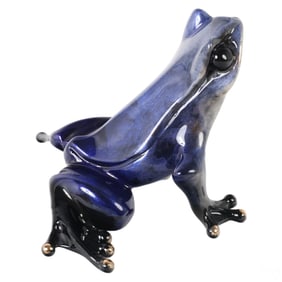 Tim FROGMAN Cotterill Bronze COSMOS Frog Sculpture