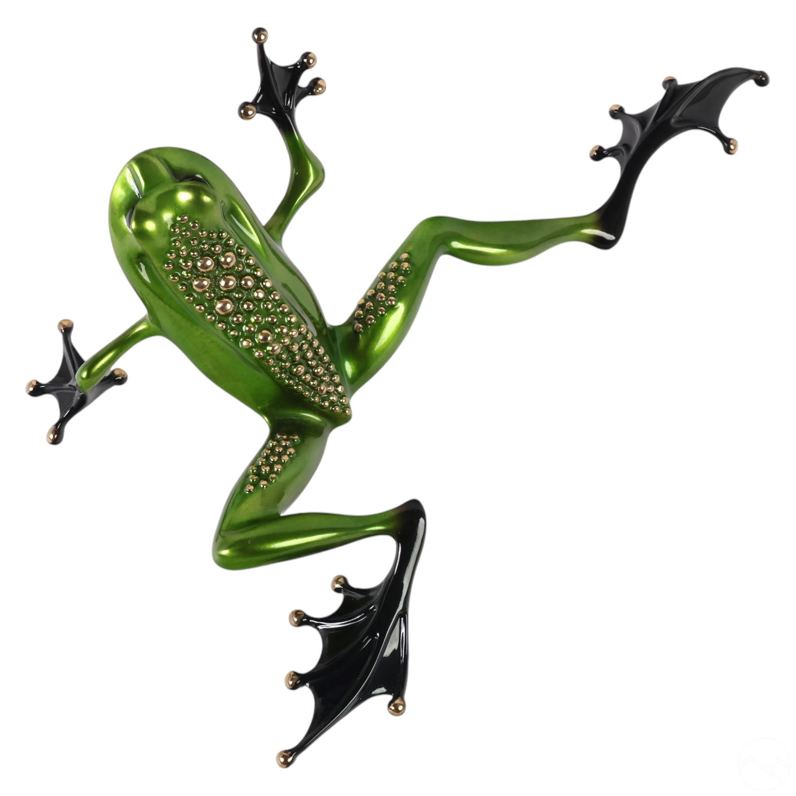 Tim FROGMAN Cotterill Bronze GRINCH Frog Sculpture (1 of 8)