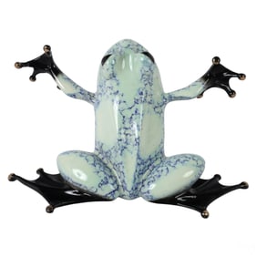 Tim FROGMAN Cotterill LE Bronze HUG Frog Sculpture