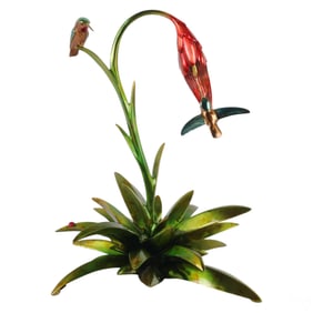 Tim FROGMAN Cotterill Bronze HUMMINGBIRD Sculpture