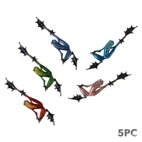 Tim FROGMAN Cotterill Bronze ISLANDERS Frog 5p SET