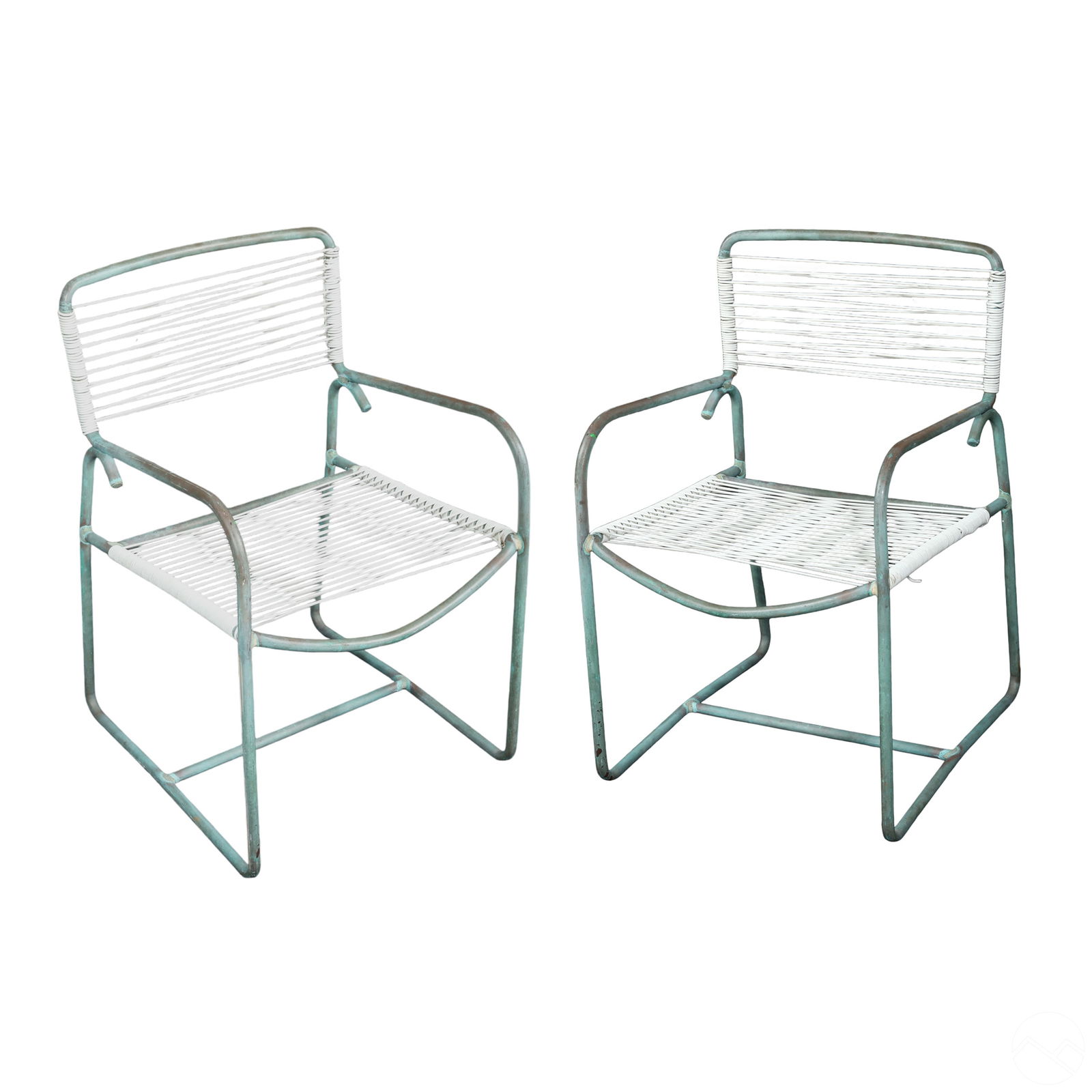 Walter Lamb 1900-1989 Pair of Bronze Armchairs (1 of 5)