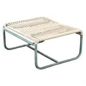 Walter Lamb 1900-1989 Bronze Footstool Ottoman