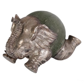 Lotus Arts de Vivre Shagreen and Sterling Elephant