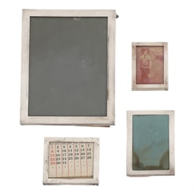 Tiffany & Cartier Sterling Silver Photo Frames LOT