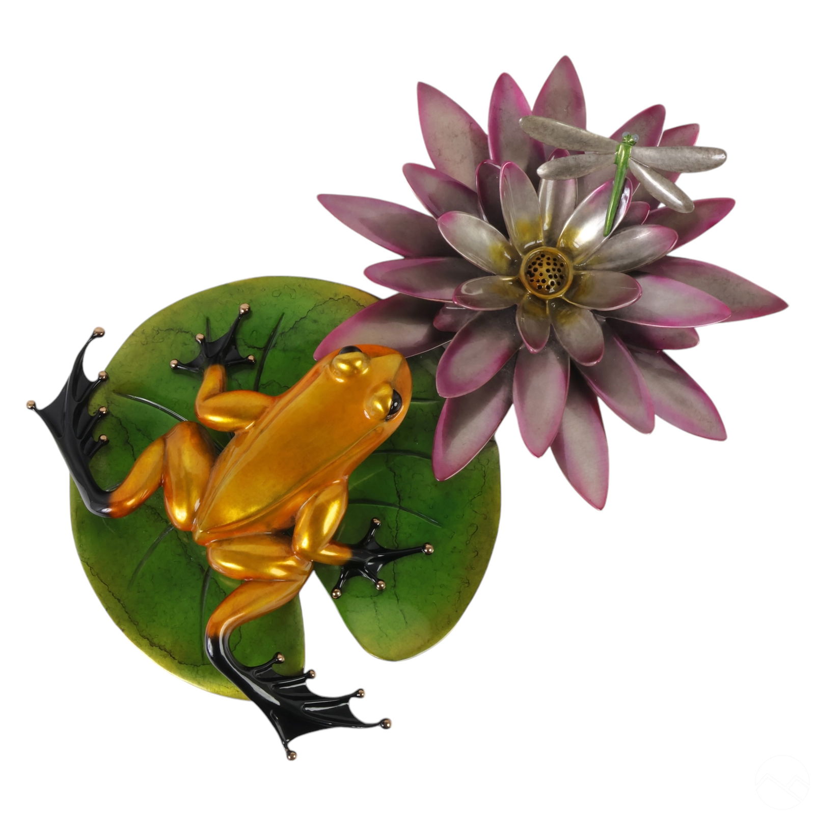 Tim FROGMAN Cotterill Bronze WATER LOTUS Sculpture (1 of 8)