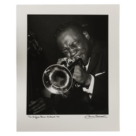 Herman Leonard 1923-2010 Clifford Brown '48 SIGNED