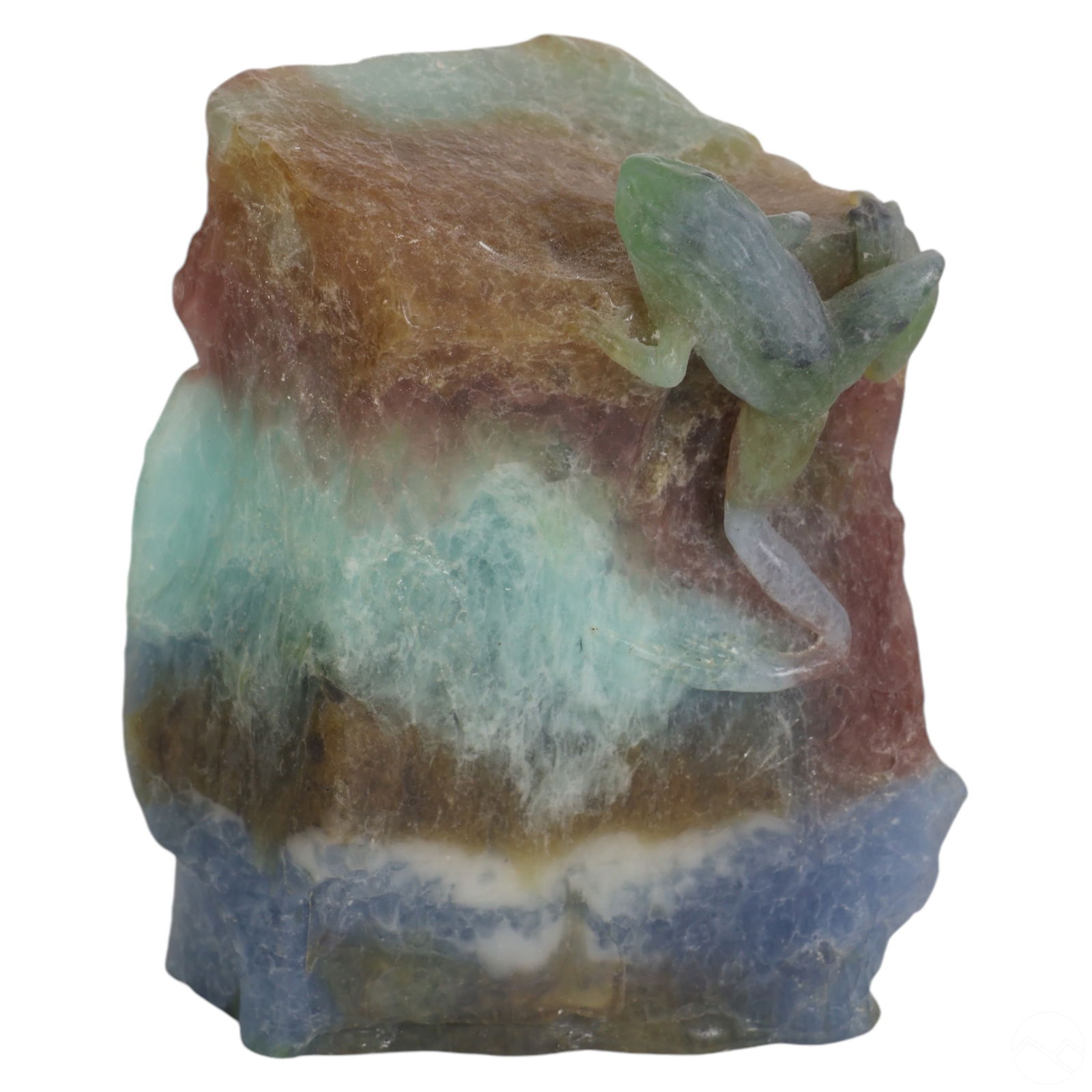 Doug Anderson b.1952 Pate de Verre Glass Frog (1 of 6)