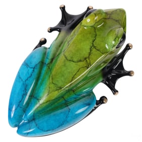 Tim FROGMAN Cotterill LE Bronze ZEN Frog Sculpture