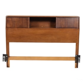 Heywood Wakefield Full Size Bed Bookcase Headboard