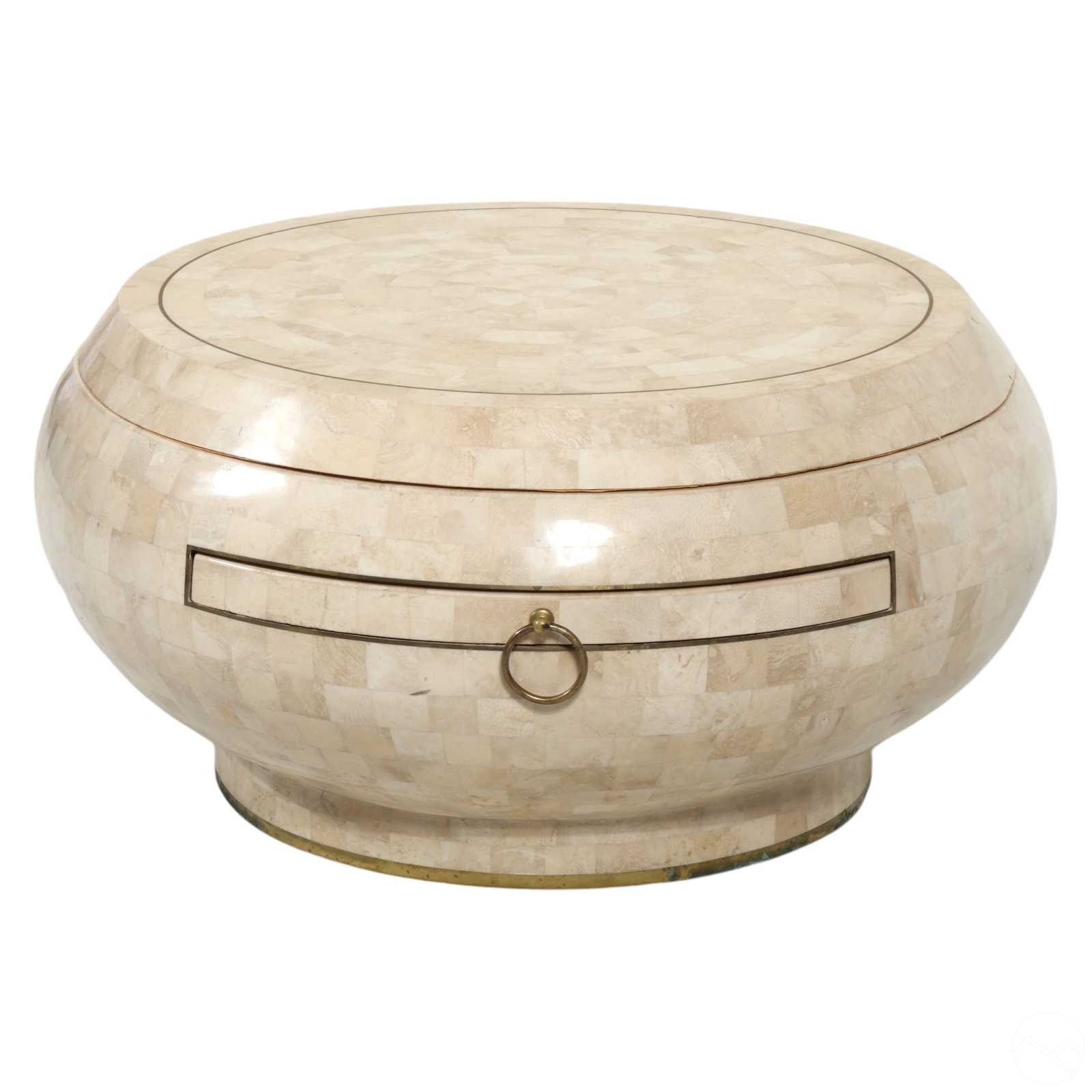 Maitland Smith Tessellated Stone Extendable Table (1 of 7)