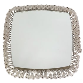 Emil Stejnar b.1939 Illuminating Flower Mirror