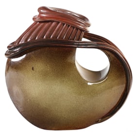 Aleph Hammer Modern Pottery Stoneware Floor Vase