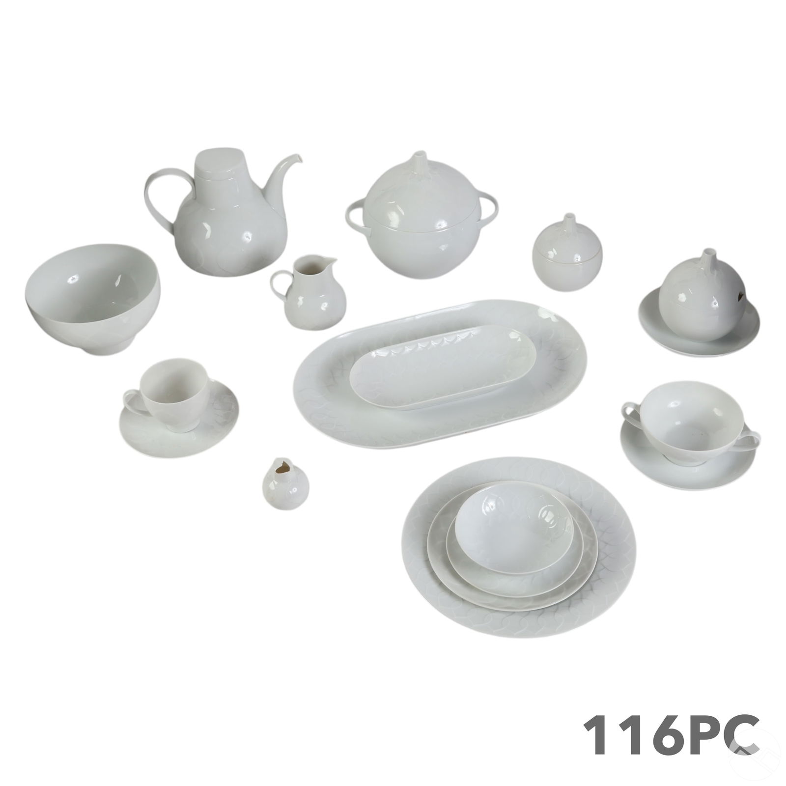 Rosenthal Studio-line Lotus 116 pc Dinnerware SET (1 of 5)