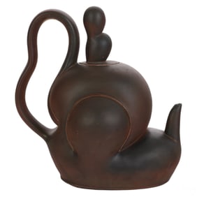 Chris Gustin b1952 Studio Art Pottery Teapot