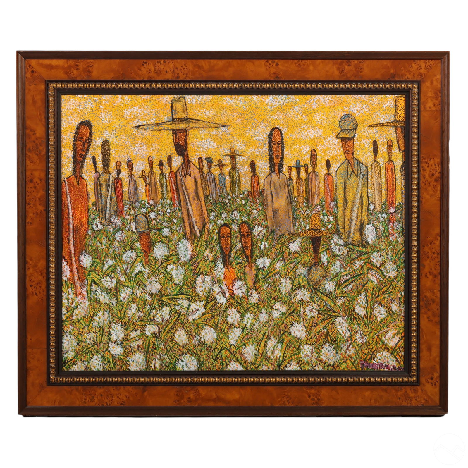Ernest Butts Jr. 1925-2015 Field Workers Painting (1 of 5)