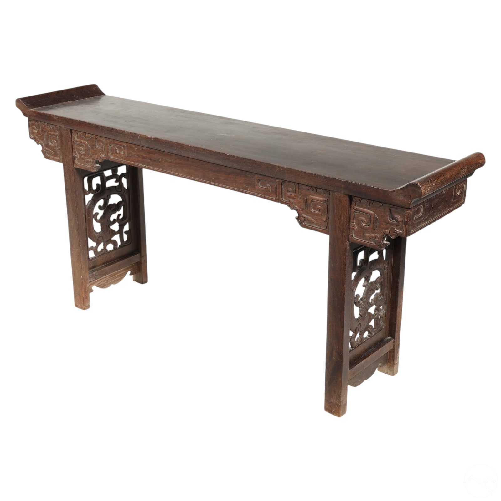 Antique Chinoiserie Hardwood Altar Console Table (1 of 5)
