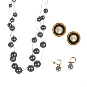 Vintage Designer Inspired Earring and Necklace LOT