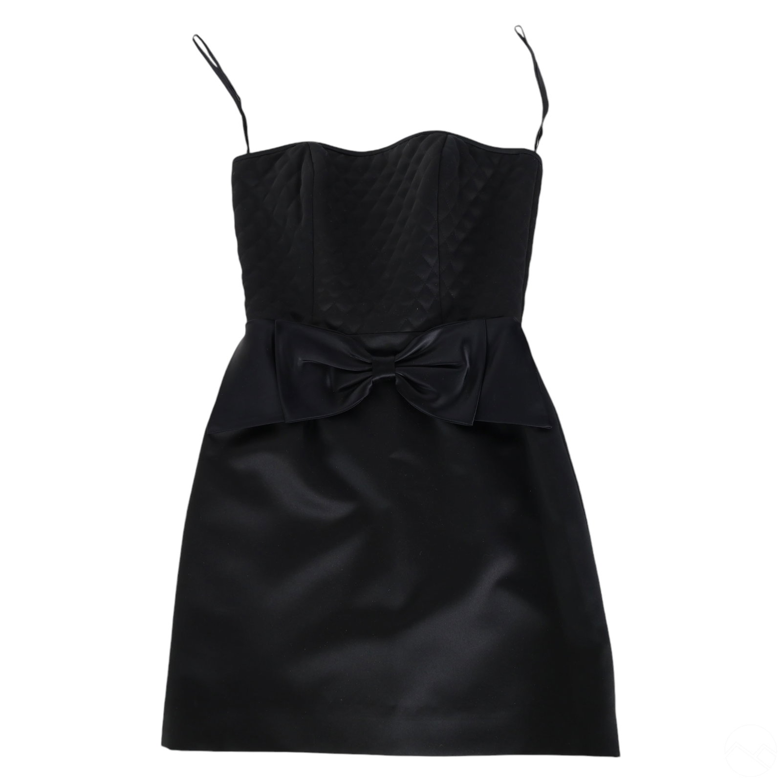 Karl Lagerfeld Black Knee Length Cocktail Dress (1 of 4)