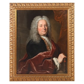 Antique Admiral Sir John Norris Portrait Painting