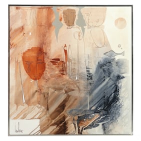 Gregory Hawthorne b.1951 Figural Abstract Painting