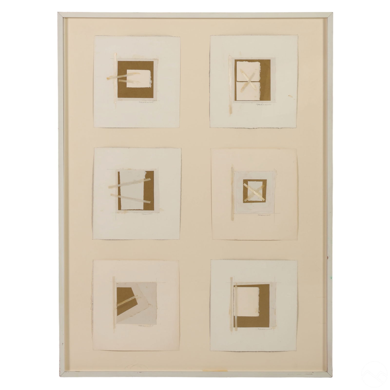 Stacy Mancusi 20C. Mixed Media on Paper SIGNED (1 of 8)