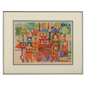 Ruth Zarfati Sternschuss 1928-2010 LE Color Litho