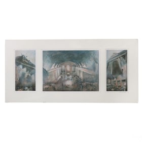 Karina Chechik 20C. Grand Central Station LE Litho