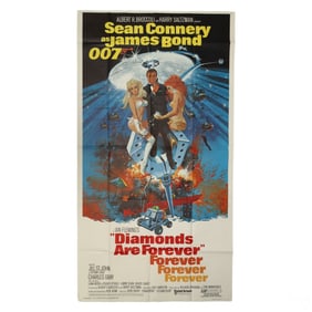 James Bond Diamonds Are Forever 3 Sheet Poster