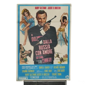 James Bond From Russia With Love Italian Poster