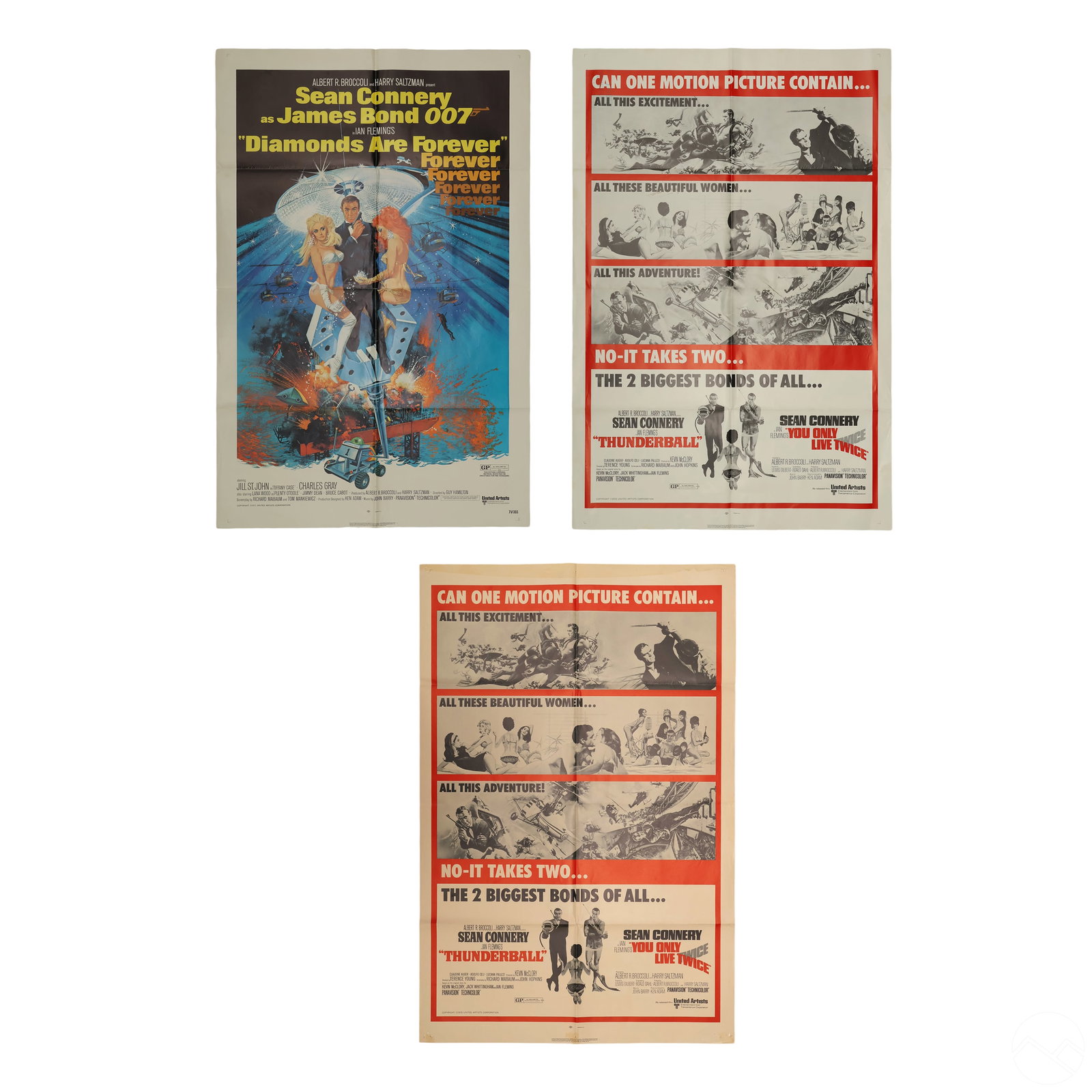 James Bond Diamonds Are Forever Dbl Feature Poster (1 of 10)