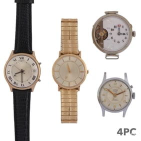 Longines Roamer LeCoultre Watches 4pc Estate LOT