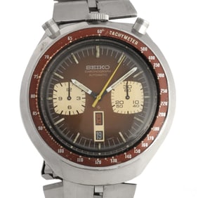 Seiko Bullhead Vintage Mens Chronograph Wristwatch