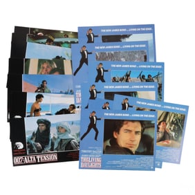 James Bond 2 Sets The Living Daylights Lobby Cards