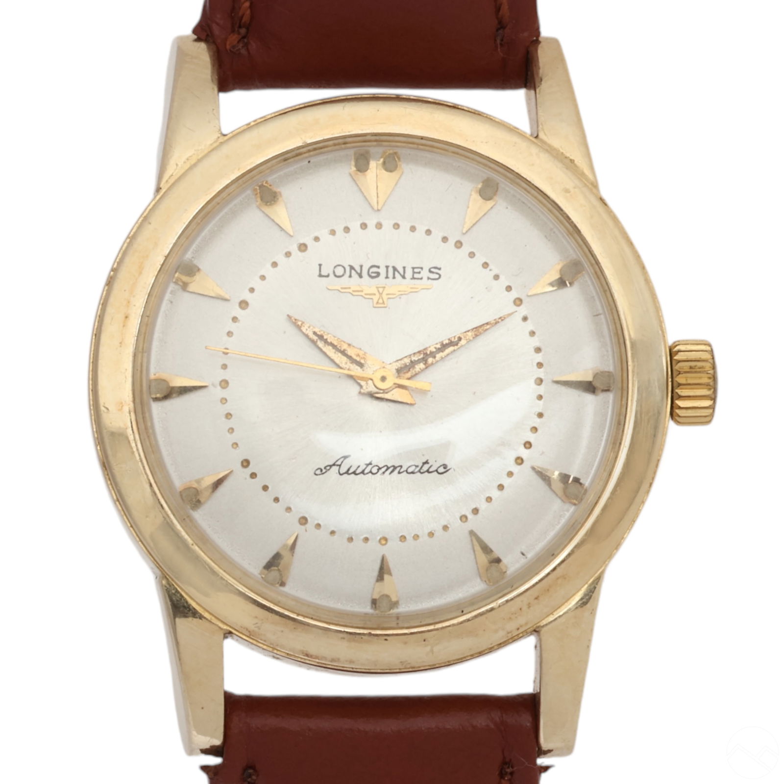 Longines 14k Gold Automatic Vintage Men's Watch (1 of 8)
