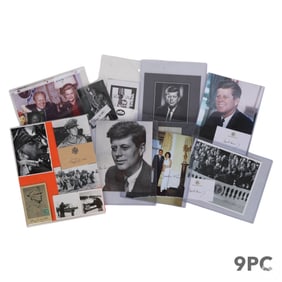 Presidential & Historic Photos & Autographs 9p LOT