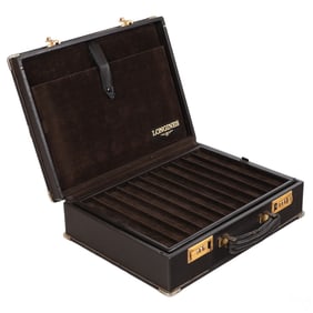 Vtg Longines Watch Dealer's Salesman Sample Case