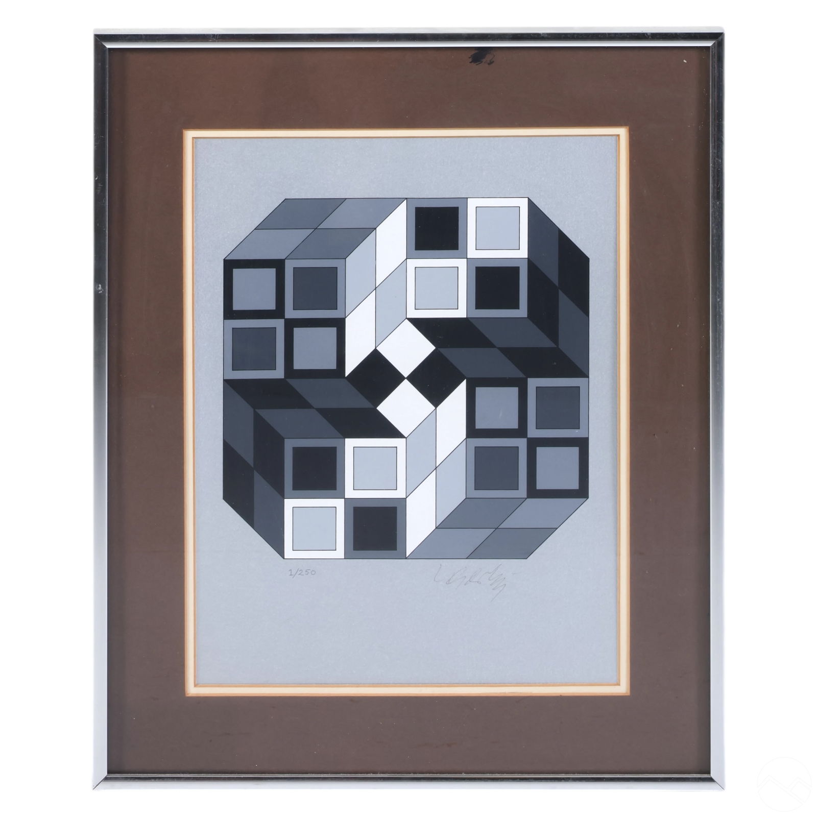 Victor Vasarely 1906-1997 Composition Litho SIGNED (1 of 5)