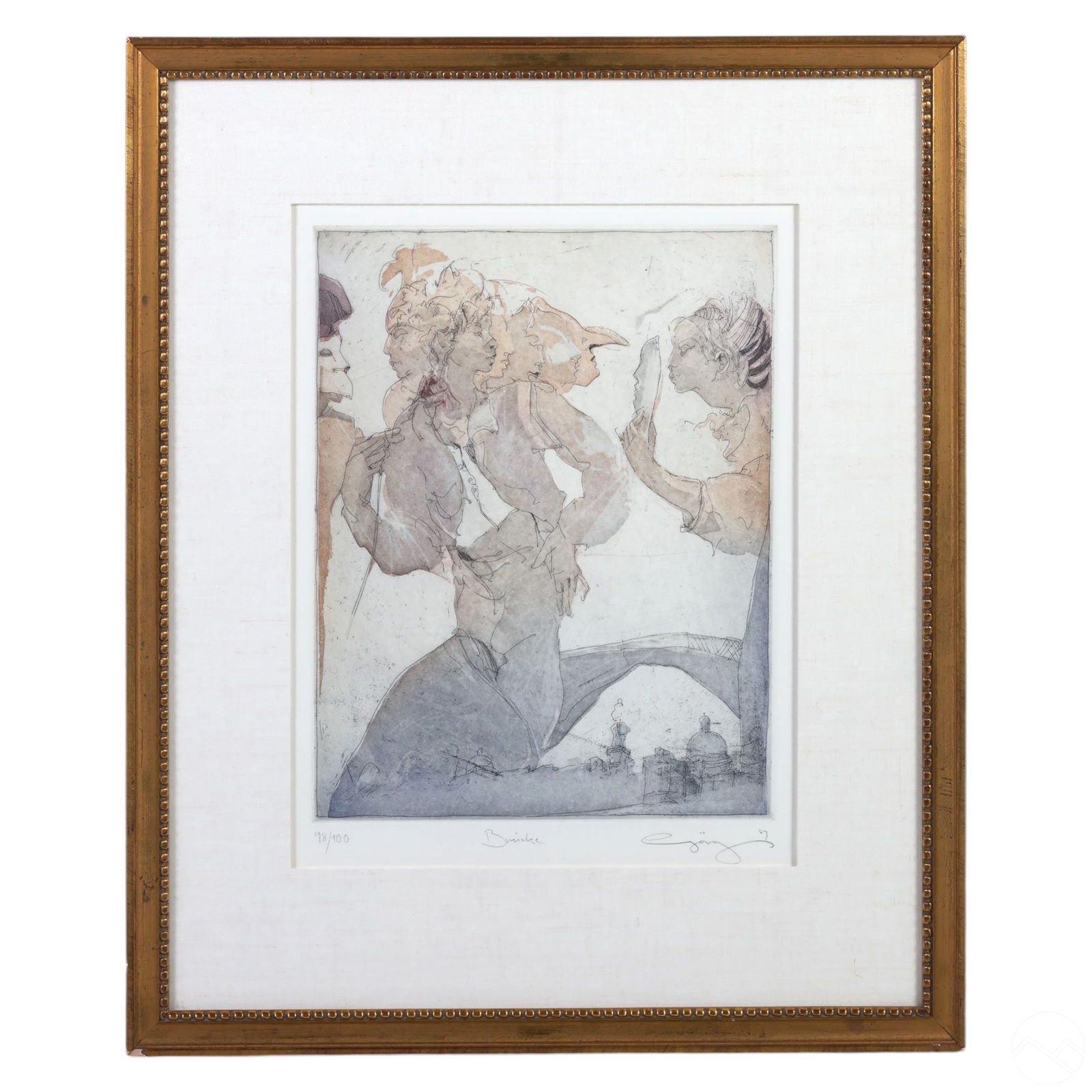 Jurgen Gorg b.1951 Abstract Color Litho SIGNED (1 of 7)